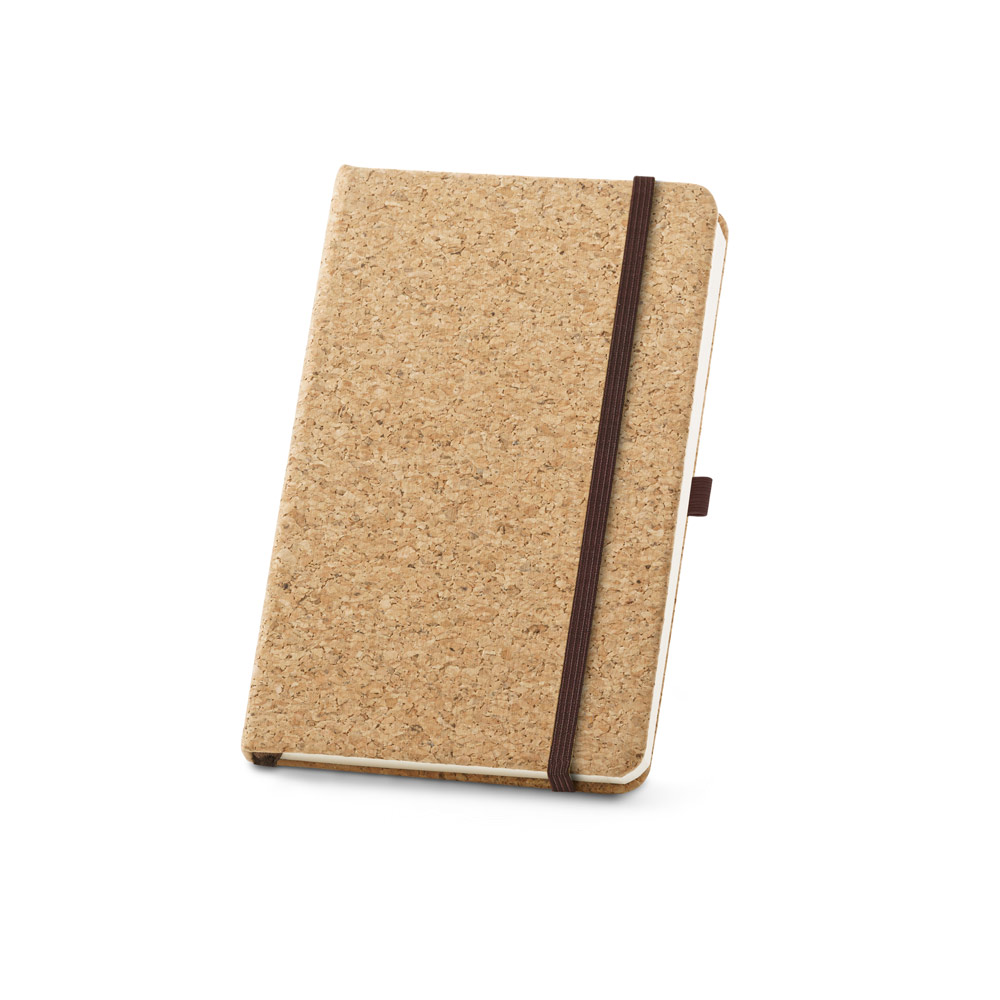 Caderno A5 de Capa Dura em Cortiça Personalizada