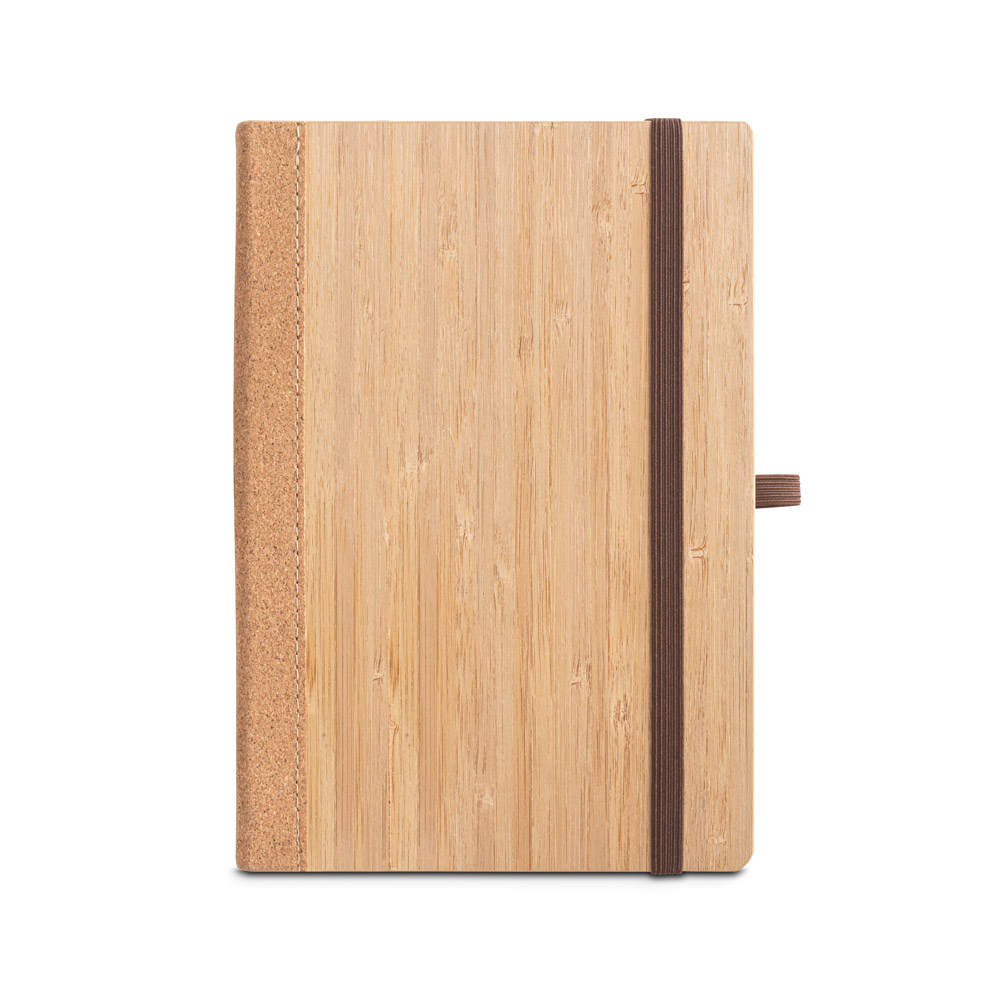 Caderno A5 de Capa Dura em Folha de Bambu Personalizada - Imagem 4