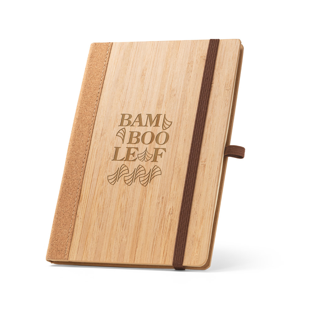 Caderno A5 de Capa Dura em Folha de Bambu Personalizada - Imagem 7