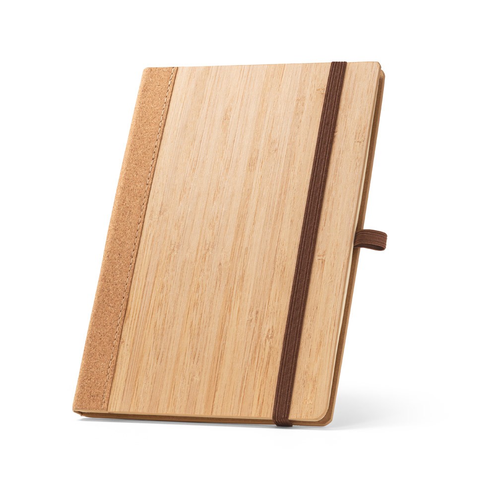 Caderno A5 de Capa Dura em Folha de Bambu Personalizada - Imagem 3