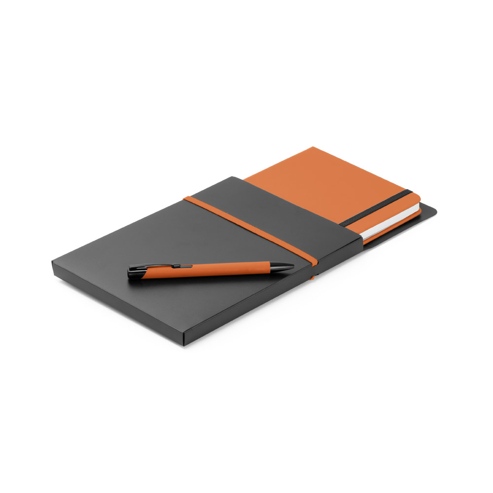 Kit de Caderno A5 e Esferográfica Personalizado