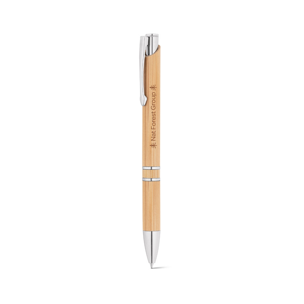 Caneta corpo de bambu Personalizada - Imagem 5