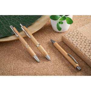 Caneta Esferográfica em Bambu Personalizada_160
