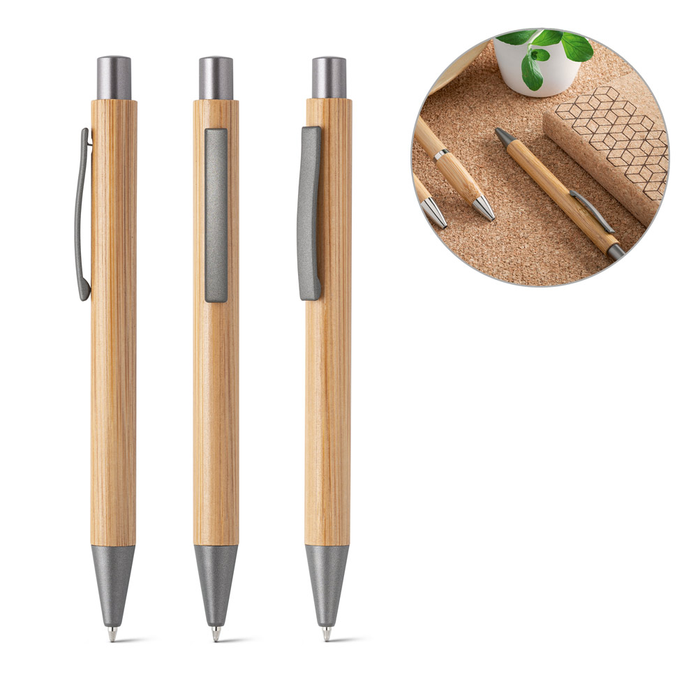 Caneta Esferográfica em Bambu Personalizada - Imagem 6