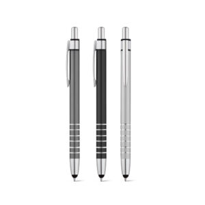 Caneta alumínio com Ponteira touch Personalizada_set