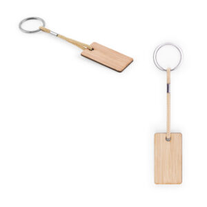 Chaveiro em bambu com cordão em PET Personalizado 924_160