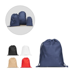Mochila Saco Tnt Termo Selada Azul Personalizada