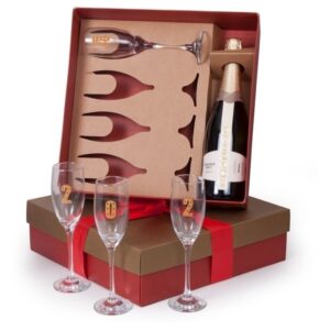 kit Natal Com 4 Taças Personalizadas