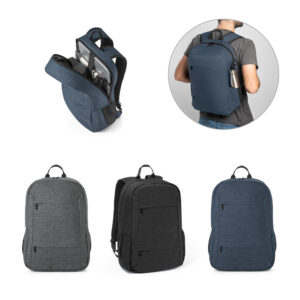 Mochila para notebook 15.6 em poliéster reciclado Personalizada