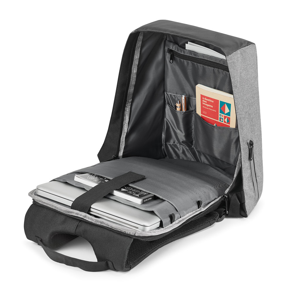 Mochila para notebook 15.6 com sistema antirroubo Personalizada - Imagem 4