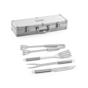 Kit churrasco em estojo de Alumínio Personalizado