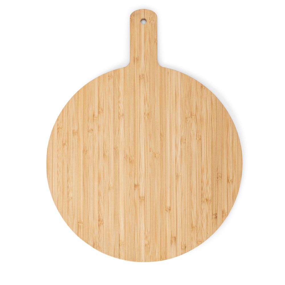 Tábua de Servir em Bambu com formato redondo Personalizado - Imagem 4