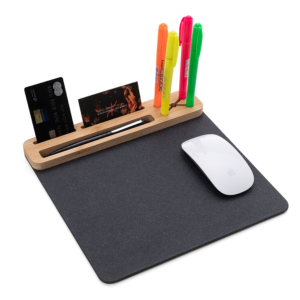Mouse Pad Porta Caneta Personalizado