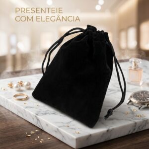 Saco de Veludo Personalizado